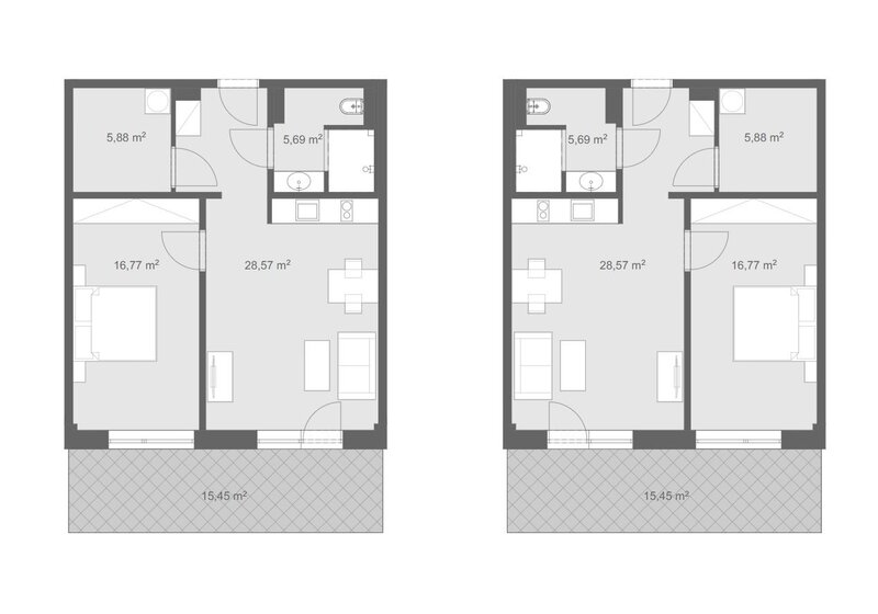 Groundplan of an apartment